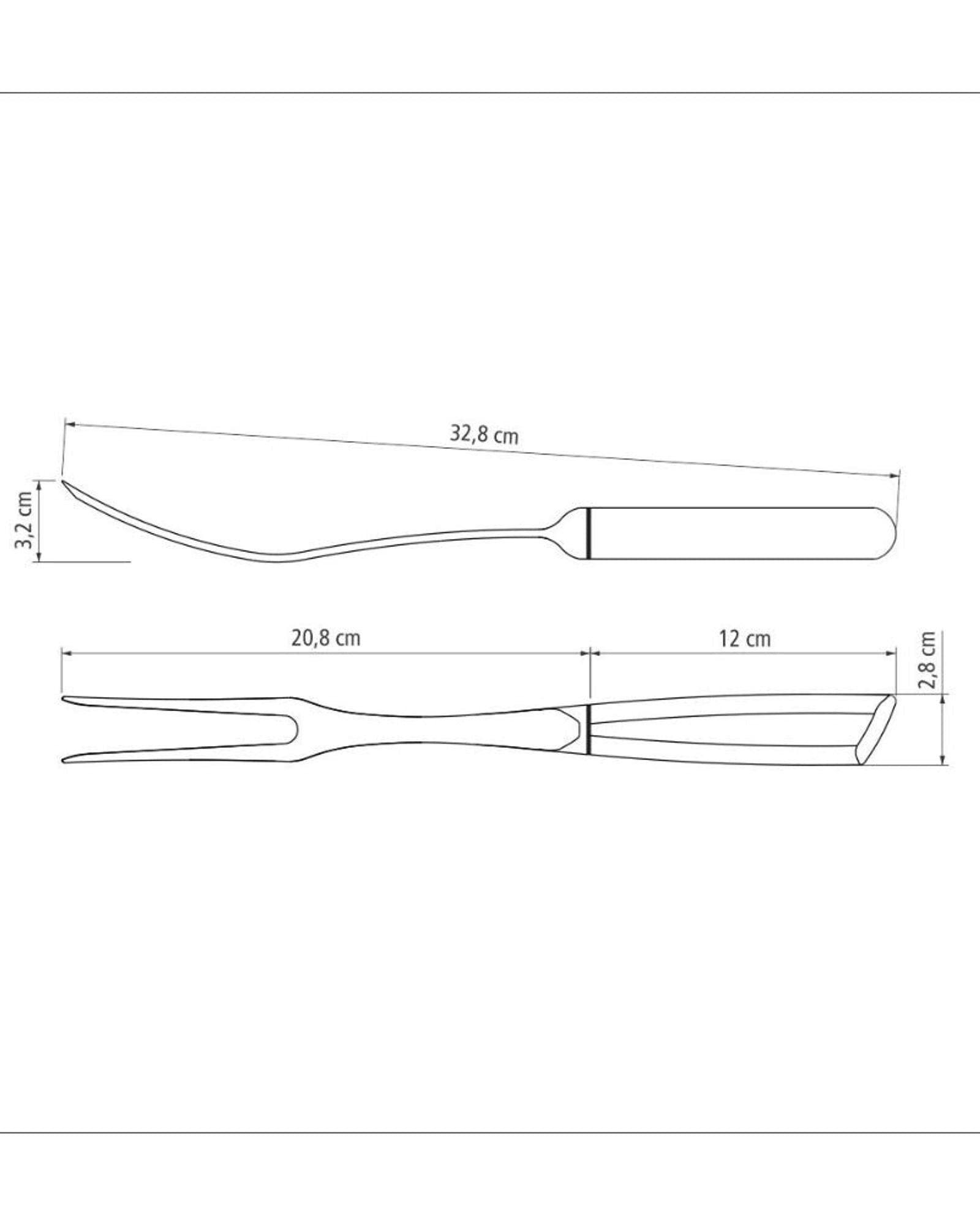 شوكة نحت ترامونتينا منذ عام 1911، صنع في البرازيل