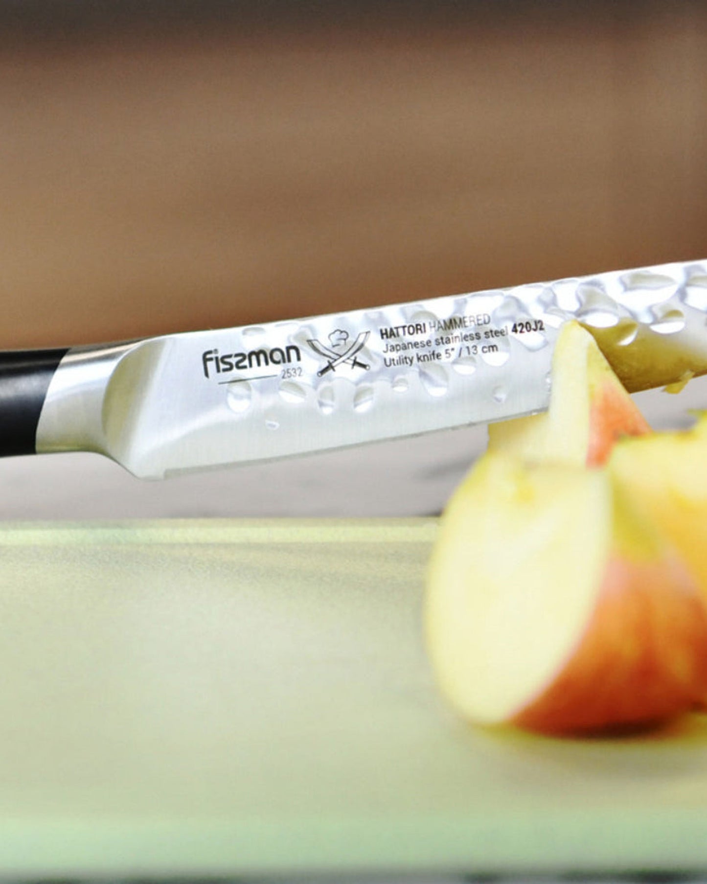 سكين فيسمان متعدد الاستخدامات، 5 بوصات، هاتوري مطروق، فولاذ 420j2