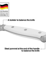 سكين تقشير فيسمان بون مقاس 3.5 بوصة (فولاذ X50CrMoV15)