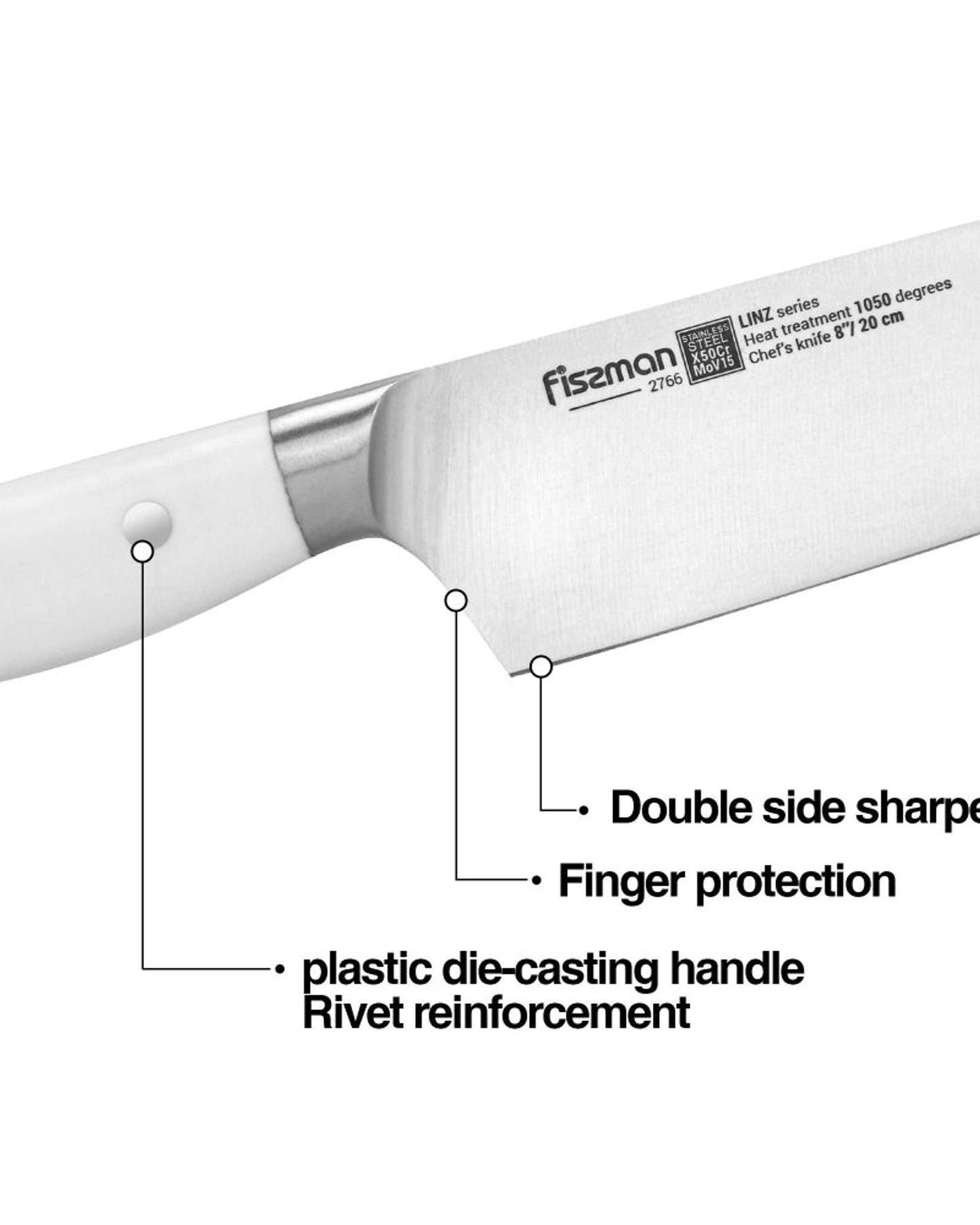 سكين طهاة فيسمان لينز 8 بوصة