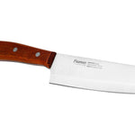 طقم سكاكين مطبخ فيسمان من 6 قطع مع كتلة خشبية، سكين طاهي من الفولاذ المقاوم للصدأ من سلسلة باسكوال، سكين تقطيع، سكين خبز، سكين متعدد الاستخدامات، سكين تقشير