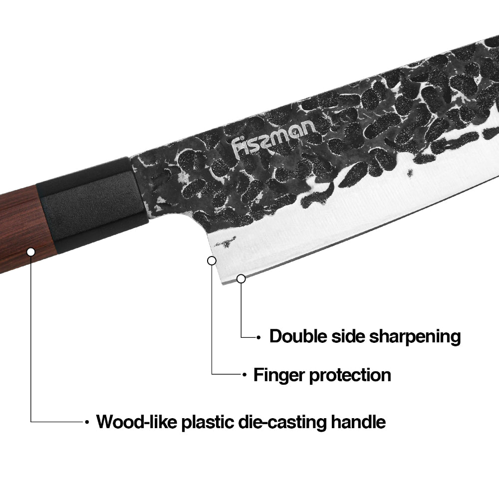 سكين الطاهي فيسمان 8 بوصة من سلسلة كندو (فولاذ 3CR13)