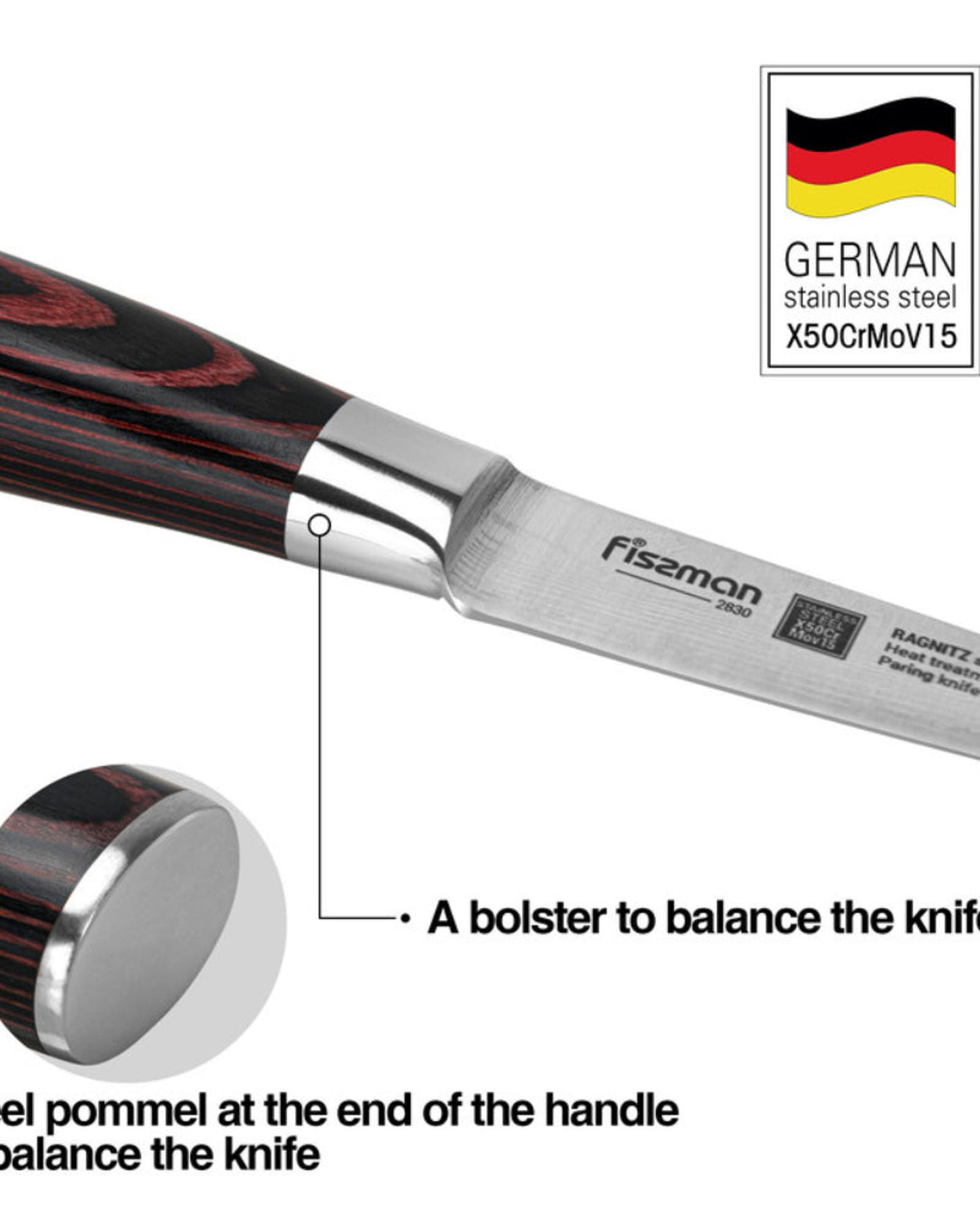 سكين تقشير فيسمان راغنيتز 3.5 بوصة