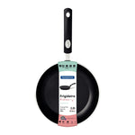 ترامونتينا منذ عام 1911، صنع في البرازيل، مقلاة ترامونتينا موناكو المصنوعة من الألومنيوم، مع طبقة داخلية وخارجية سوداء، طلاء ستارفلون الممتاز غير اللاصق، 26 سم، 2 لتر