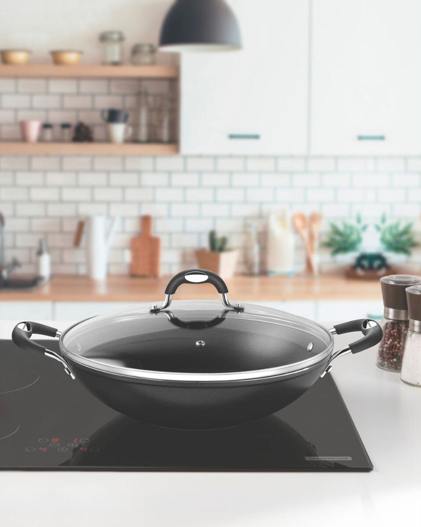 مقلاة ووك ترامونتينا موناكو 4.5 لتر