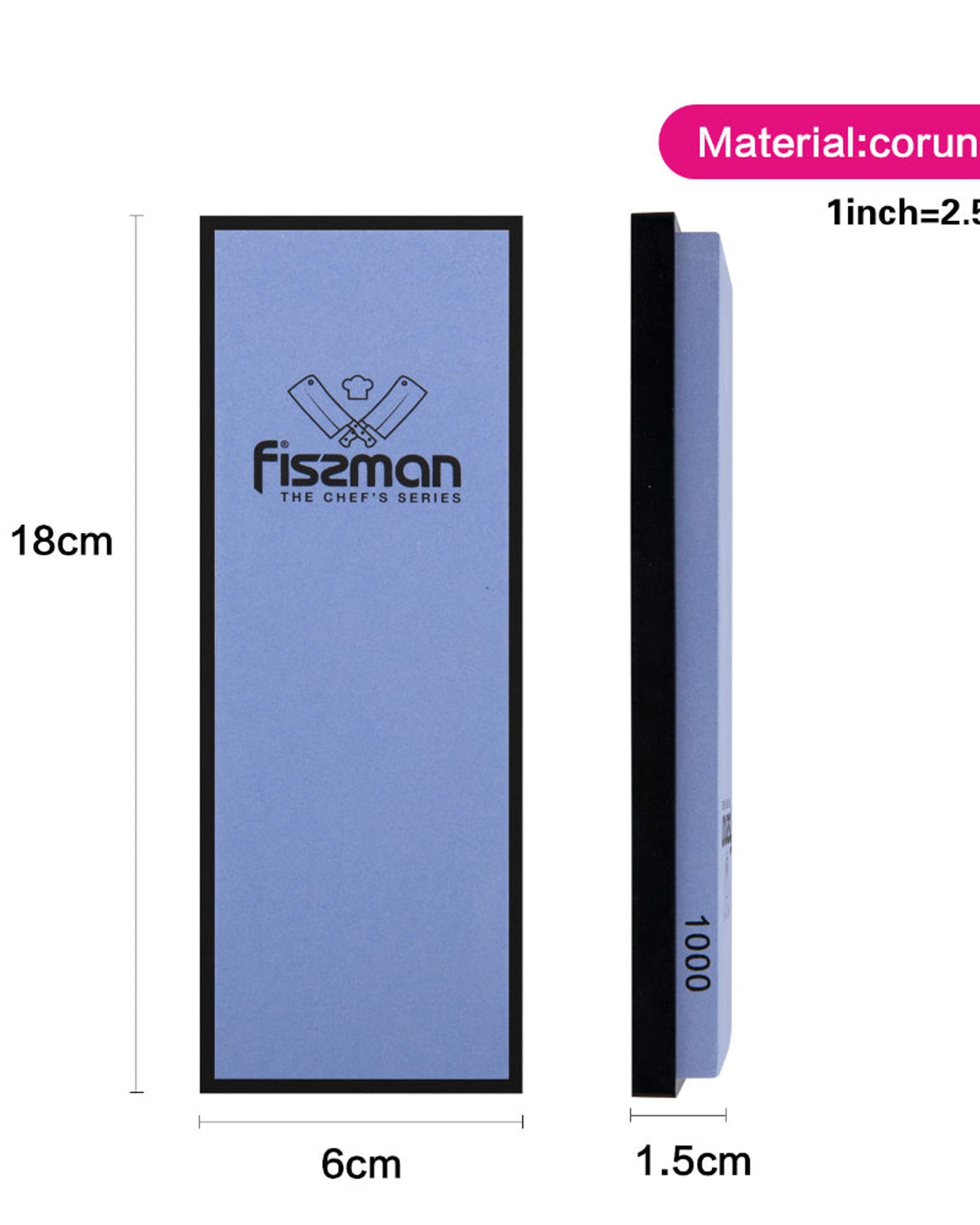 قاعدة حجر شحذ سكاكين فيسمان 18 سم