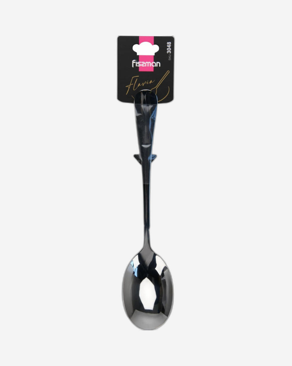 Fissman 3-Piece Serving Spoon 21cm Cutlery Set Stainless Steel, Flavia Series