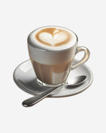 ملعقة لاتيه فيسمان، 3 قطع، 20 سم، ملعقة قهوة بمقبض طويل، طقم أدوات مائدة من الفولاذ المقاوم للصدأ، سلسلة فلافيا