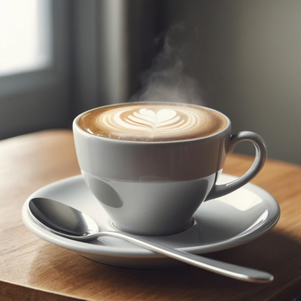 ملعقة لاتيه فيسمان، 3 قطع، 20 سم، ملعقة قهوة بمقبض طويل، طقم أدوات مائدة من الفولاذ المقاوم للصدأ، سلسلة فلافيا