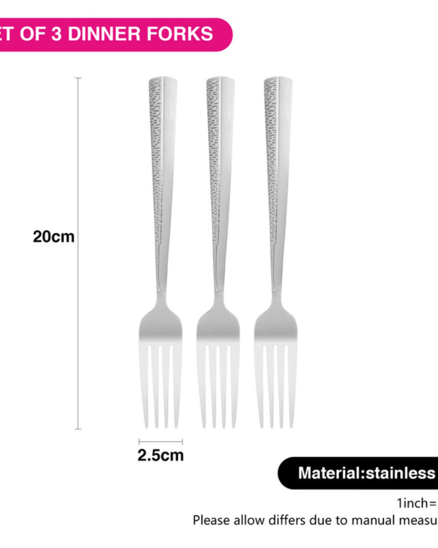 ملاعق شاي فيسمان فلور، 3 قطع، 15 سم