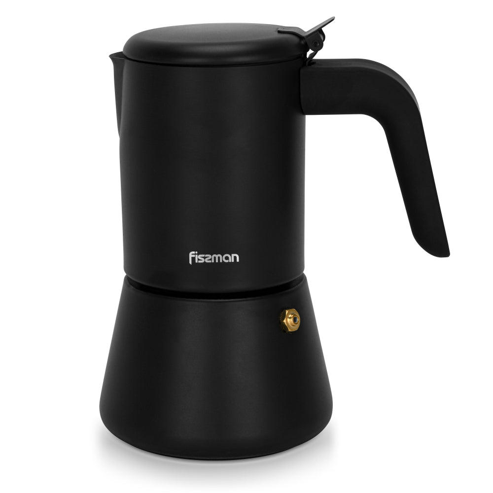 Fissman  Stovetop Espresso Coffee Maker, 300 ml Black