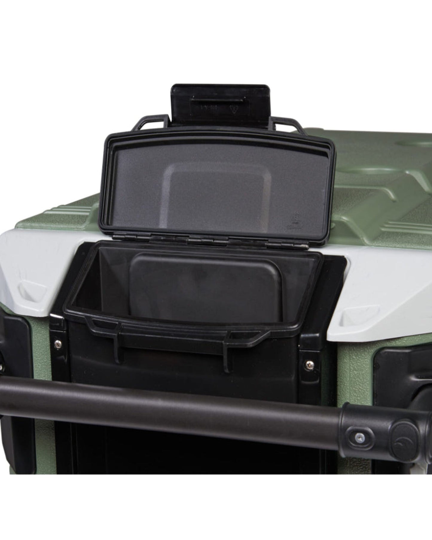 ثلاجة Igloo-70 Qt Premium Trailmate بعجلات متدحرجة - لون أخضر عتيق