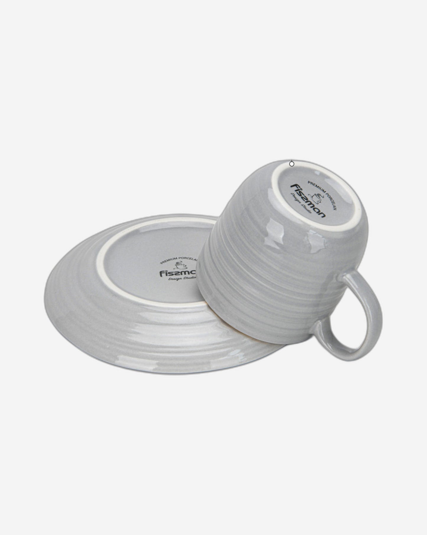 أكواب فيسمان فيرمينا رمادية اللون، قطعتان، سعة 180 مل