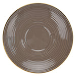 أكواب فيسمان فيرمينا براون، قطعتان، سعة 180 مل، مع صحون، صينية عظمية جديدة