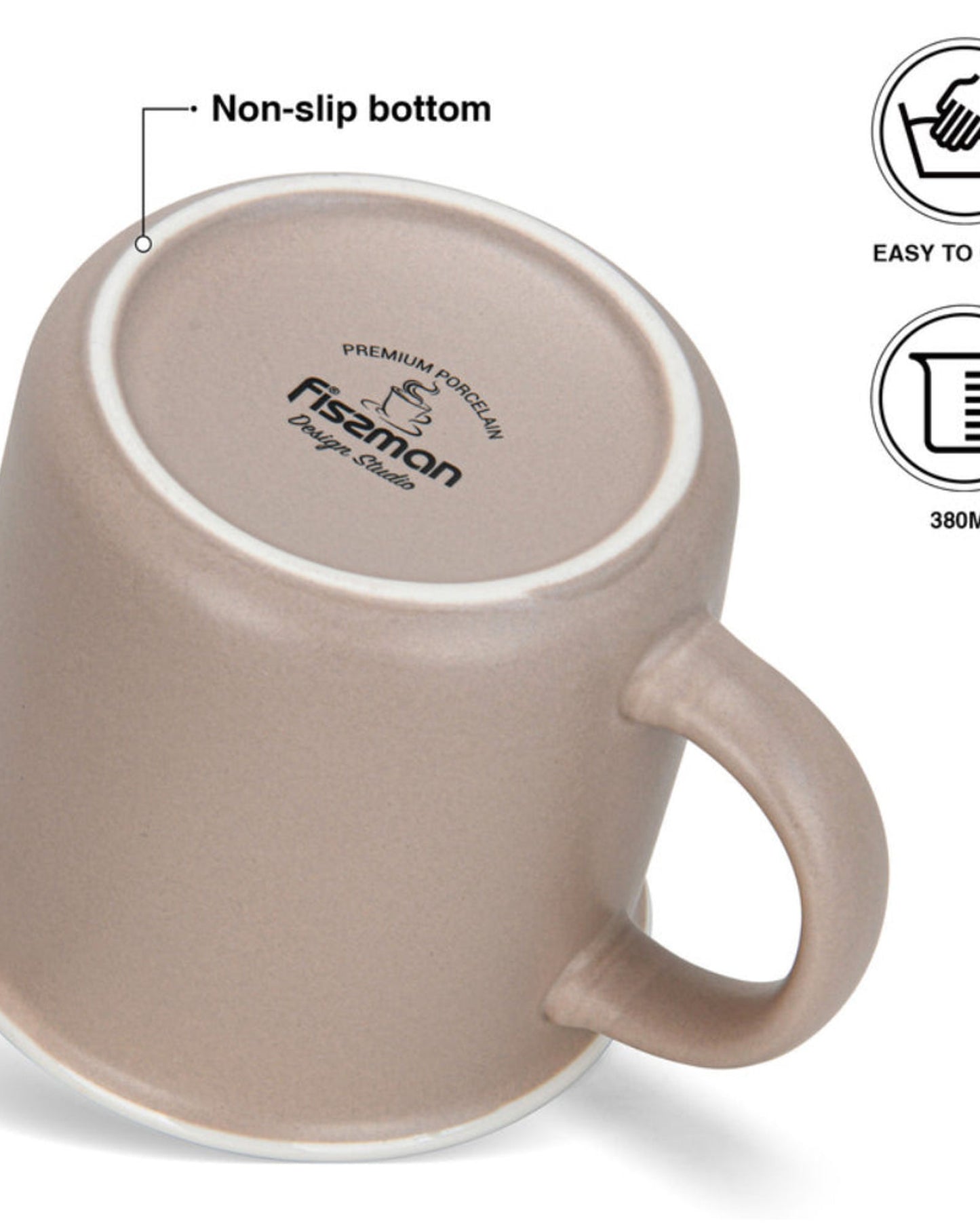 أكواب فيسمان "كن سعيدًا" قطعتان 380 مل