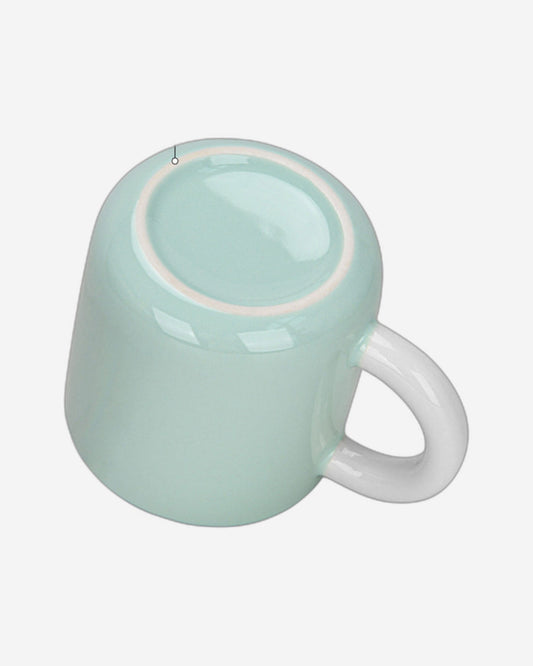 أكواب فيسمان من قطعتين، سعة 360 مل، مصنوعة من الخزف العظمي الأخضر الجديد