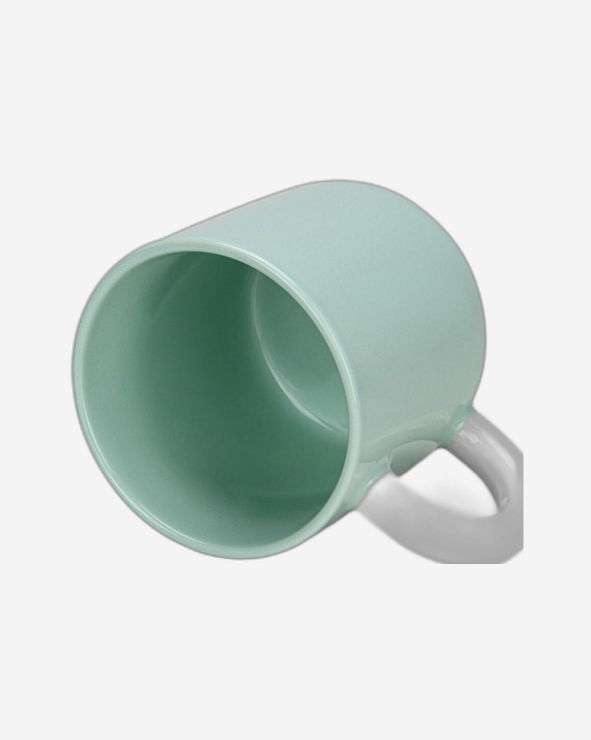 أكواب فيسمان من قطعتين، سعة 360 مل، مصنوعة من الخزف العظمي الأخضر الجديد