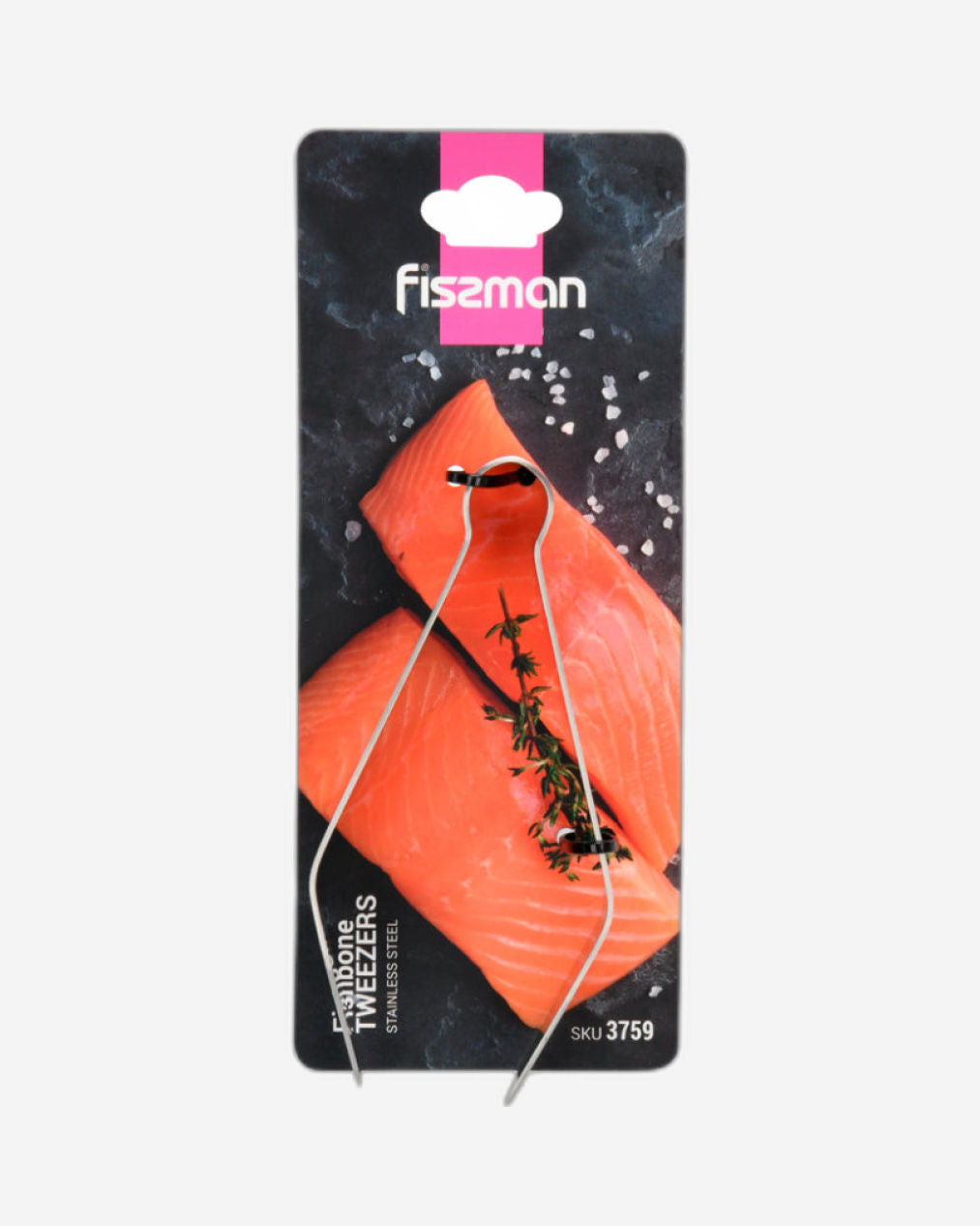 ملقط فيسمان لعظام السمك، فضي، 9.5 سم