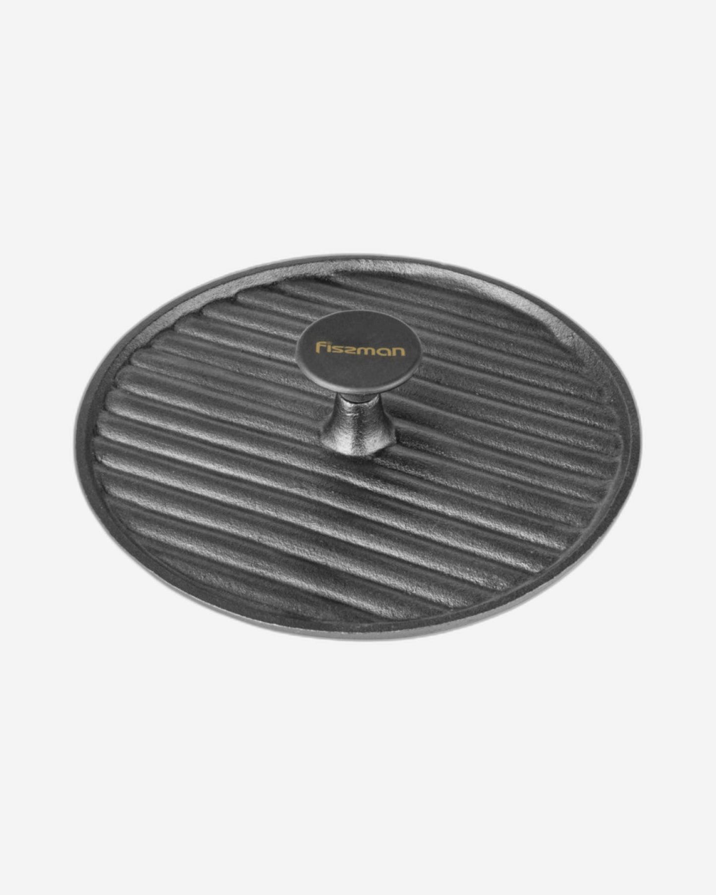 مكبس شواء فيسمان من الحديد الزهر الأسود 24 سم