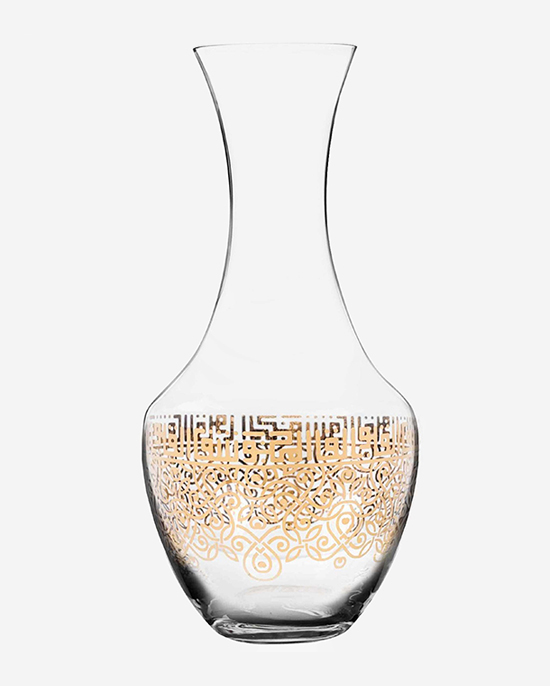 ديكانتر كريستال ديملاج شافا سعة 1.5 لتر (ذهبي)