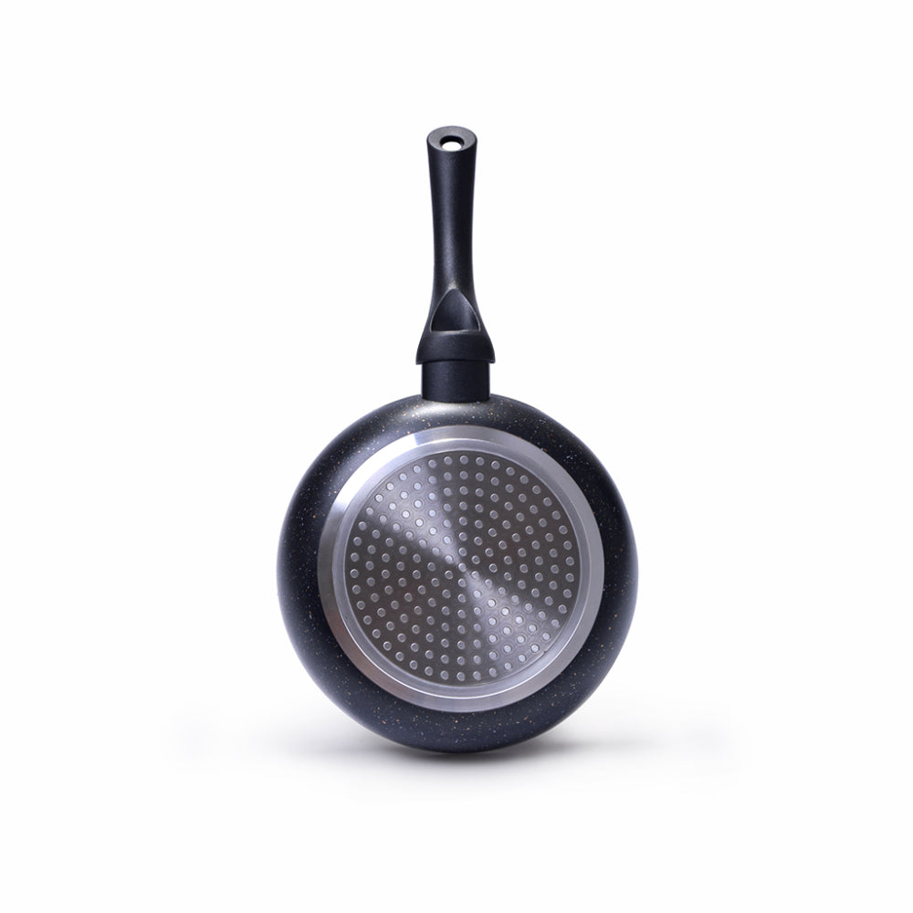 مقلاة فيسمان 20 سم من الألومنيوم ومطلية بطبقة TouchStone مع قاعدة حثية سلسلة Promo باللون الأسود