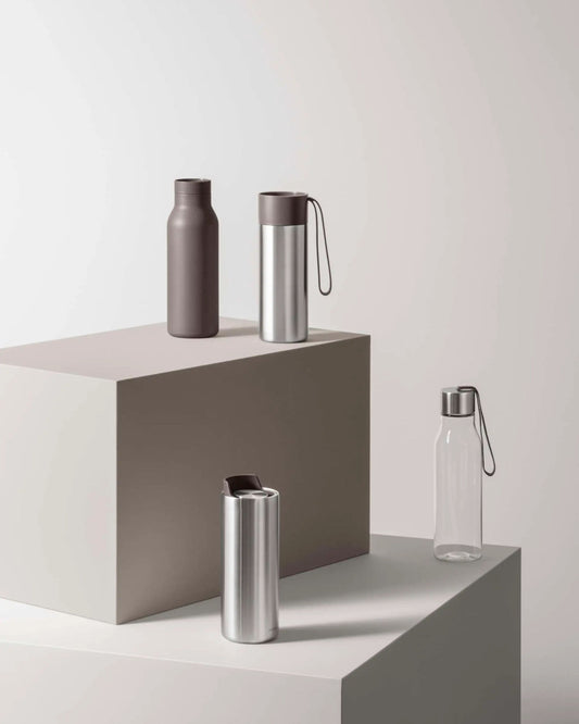 زجاجة شرب إيفا سولو 503048 سعة 0.5 لتر، لون شوكولاتة