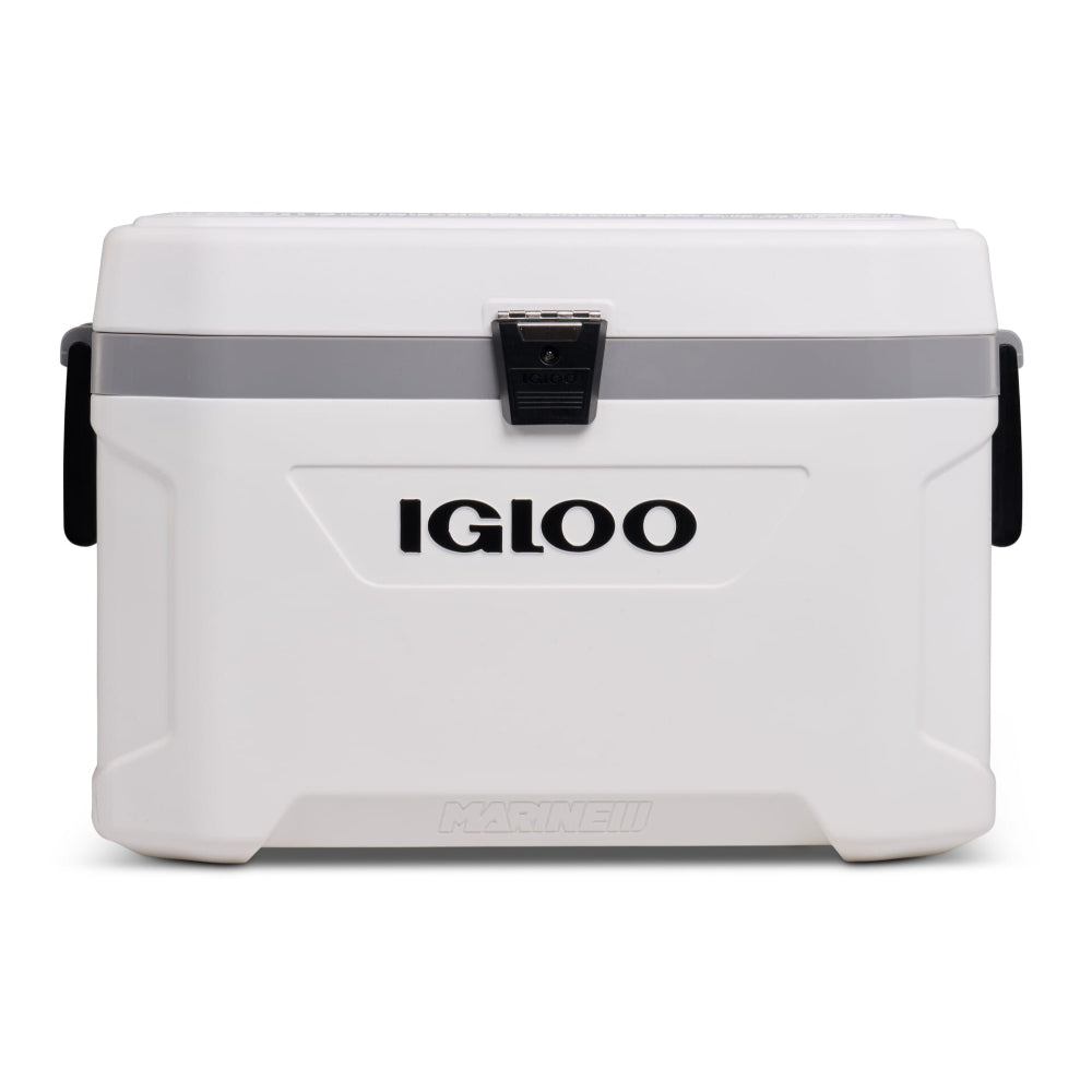 Igloo-Latitude Marine Ultra 54 Cooler Box - White / Moonscape Gray