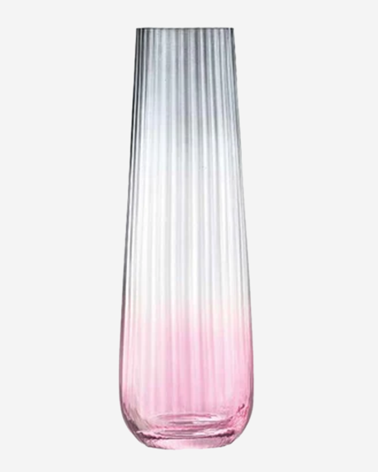 LSA Dusk PinkGrey Vase H20cm