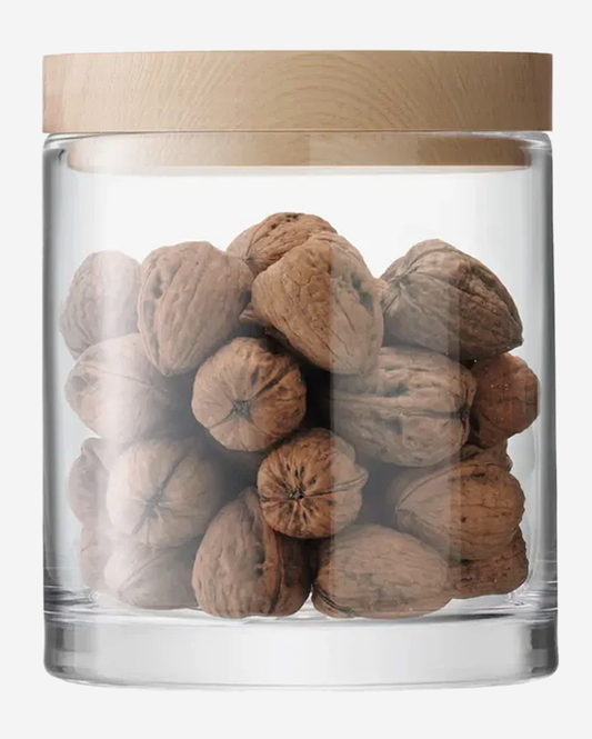 LSA Lotta Container Clear & Ash Lid