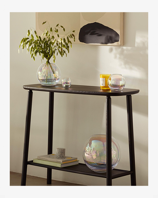 LSA Pearl Mother of Pearl Vase H11cm