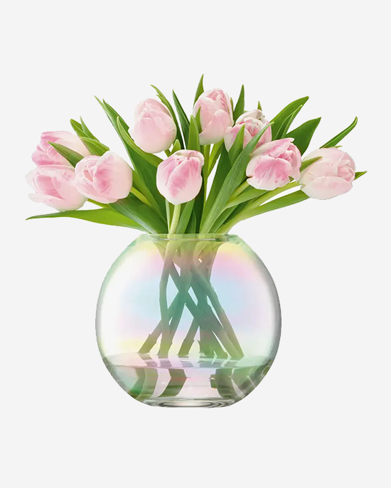 LSA Pearl Mother of Pearl Vase H16cm