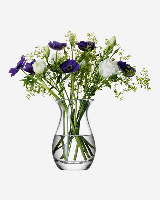 LSA Flower Posy Vase Clear