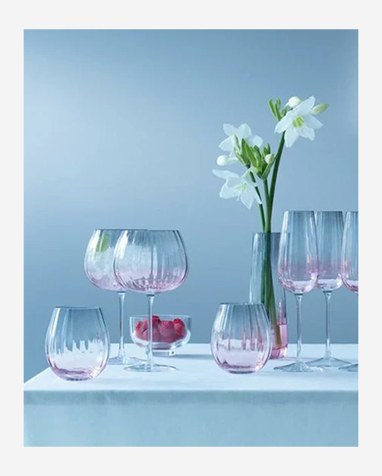 LSA Dusk Pink Grey Balloon Goblet 650ml