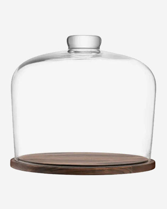 LSA City Dome & Walnut Base Clear