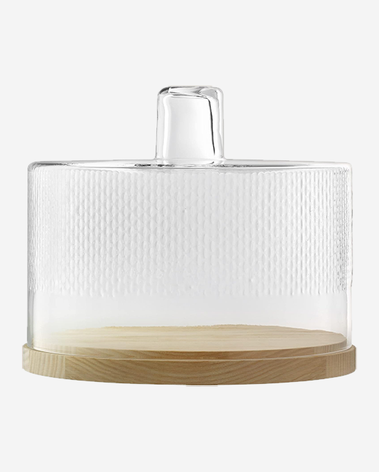 LSA Wicker Dome & Ash Base Clear