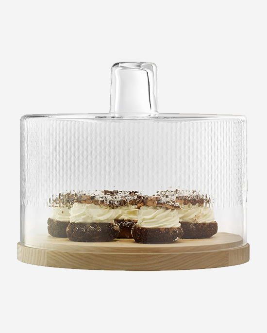 LSA Clear Wicker Dome with Ash Base