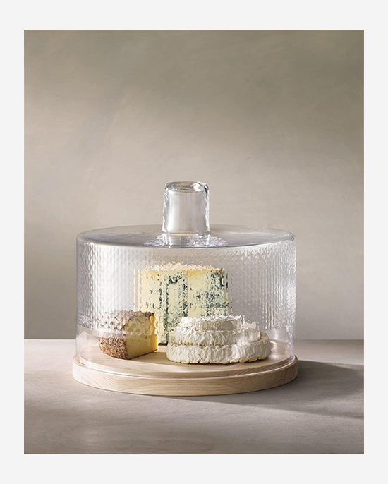 LSA Clear Wicker Dome with Ash Base