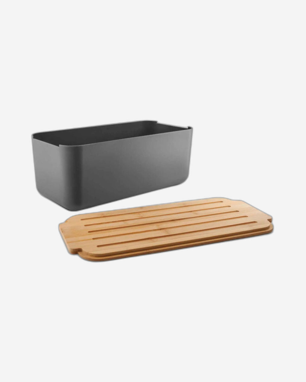 صندوق خبز إيفا سولو 520362، لون رمادي فاتح