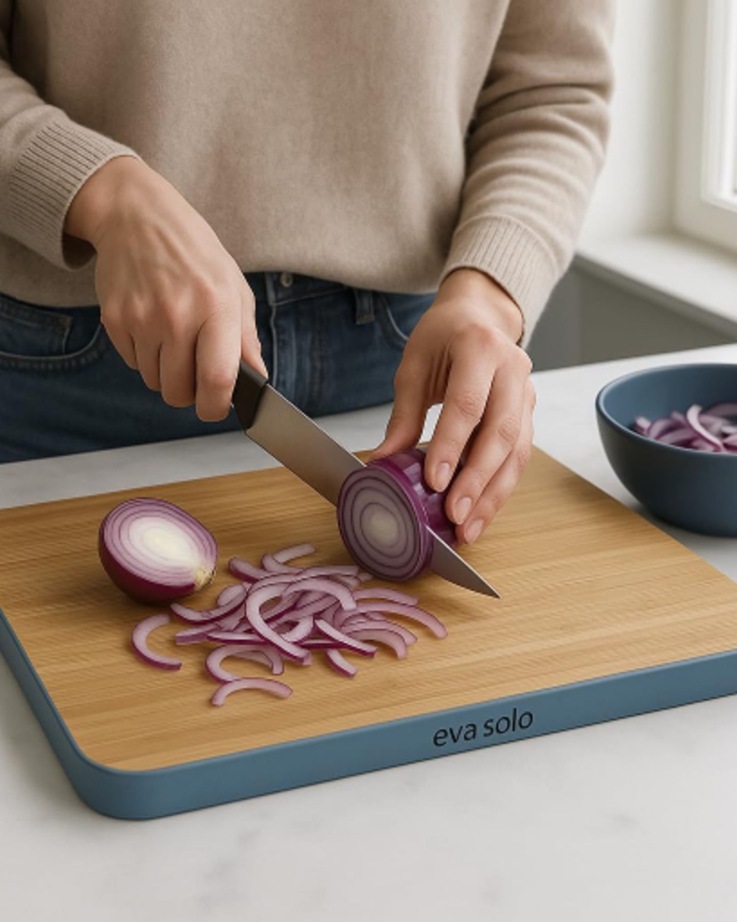 لوح تقطيع إيفا سولو 520406 أزرق