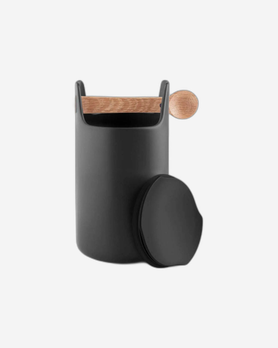 صندوق أدوات إيفا سولو 520429 مع ملعقة H2O أسود