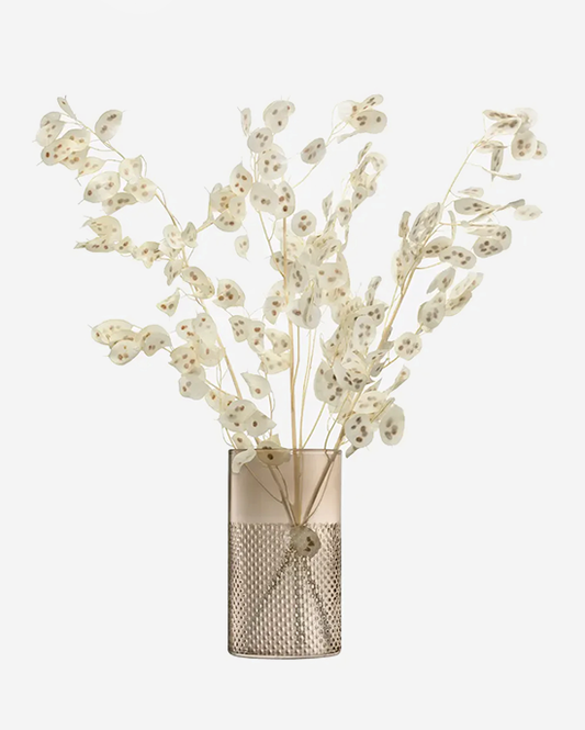 LSA Taupe Wicker VaseLantern