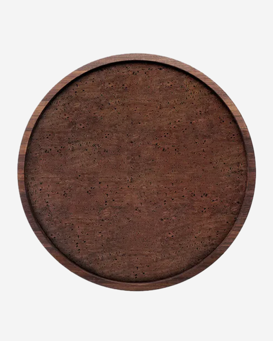 LSA City Serving Tray Walnut/Cork