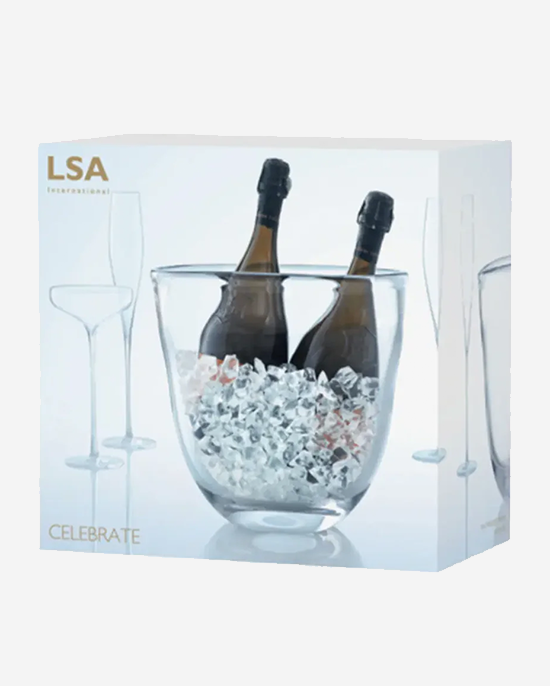 LSA Clear Celebrate Dual Champagne Bucket