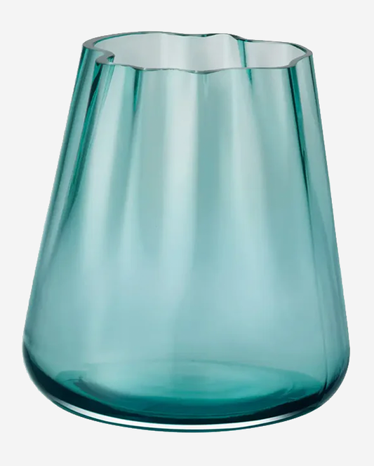 LSA Lagoon Vase H18.5cm - Sea Green