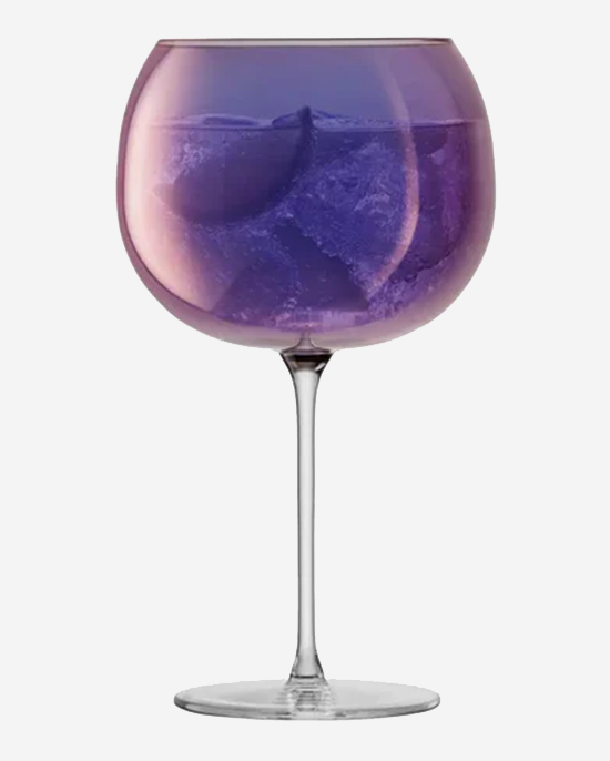 LSA Aurora Balloon Glass 680ml Polar Violet x4