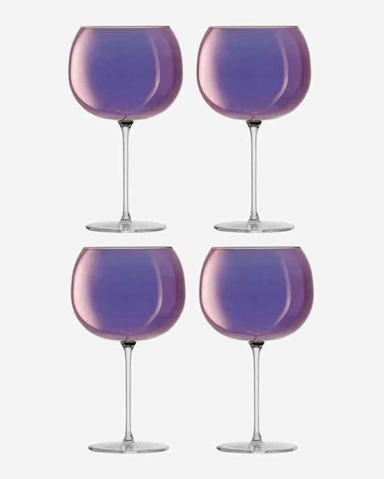 LSA Polar Violet Aurora Balloon Glass 680ml