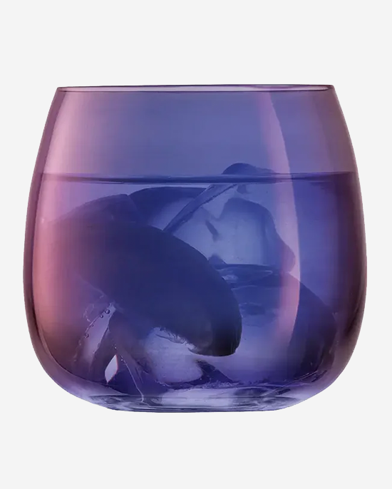 LSA Aurora Stemless Glass 370ml Polar Violet x4