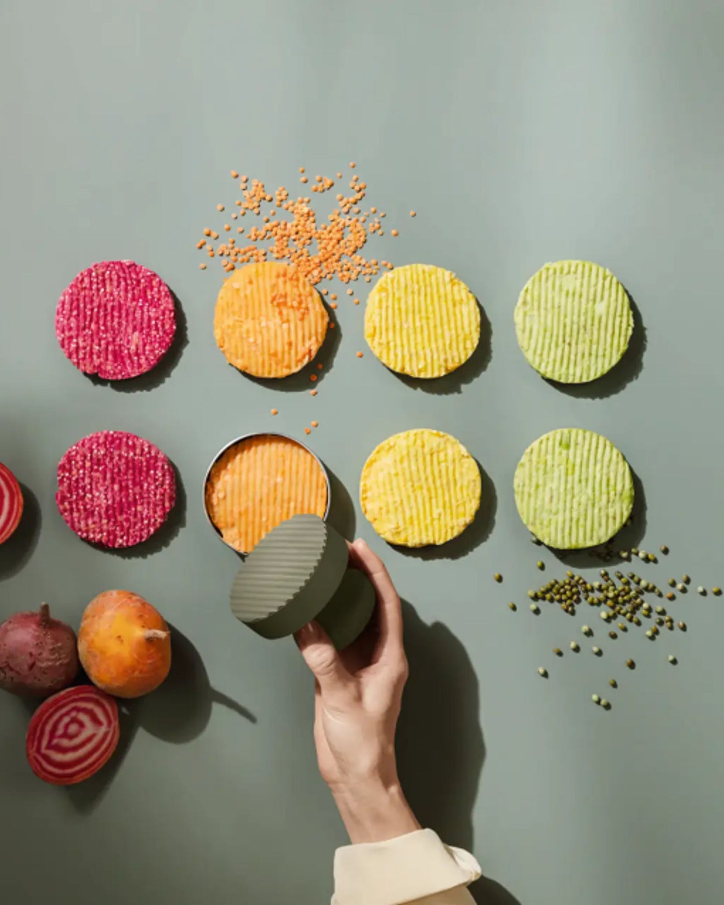 مكبس برجر إيفا سولو 531501، أداة خضراء