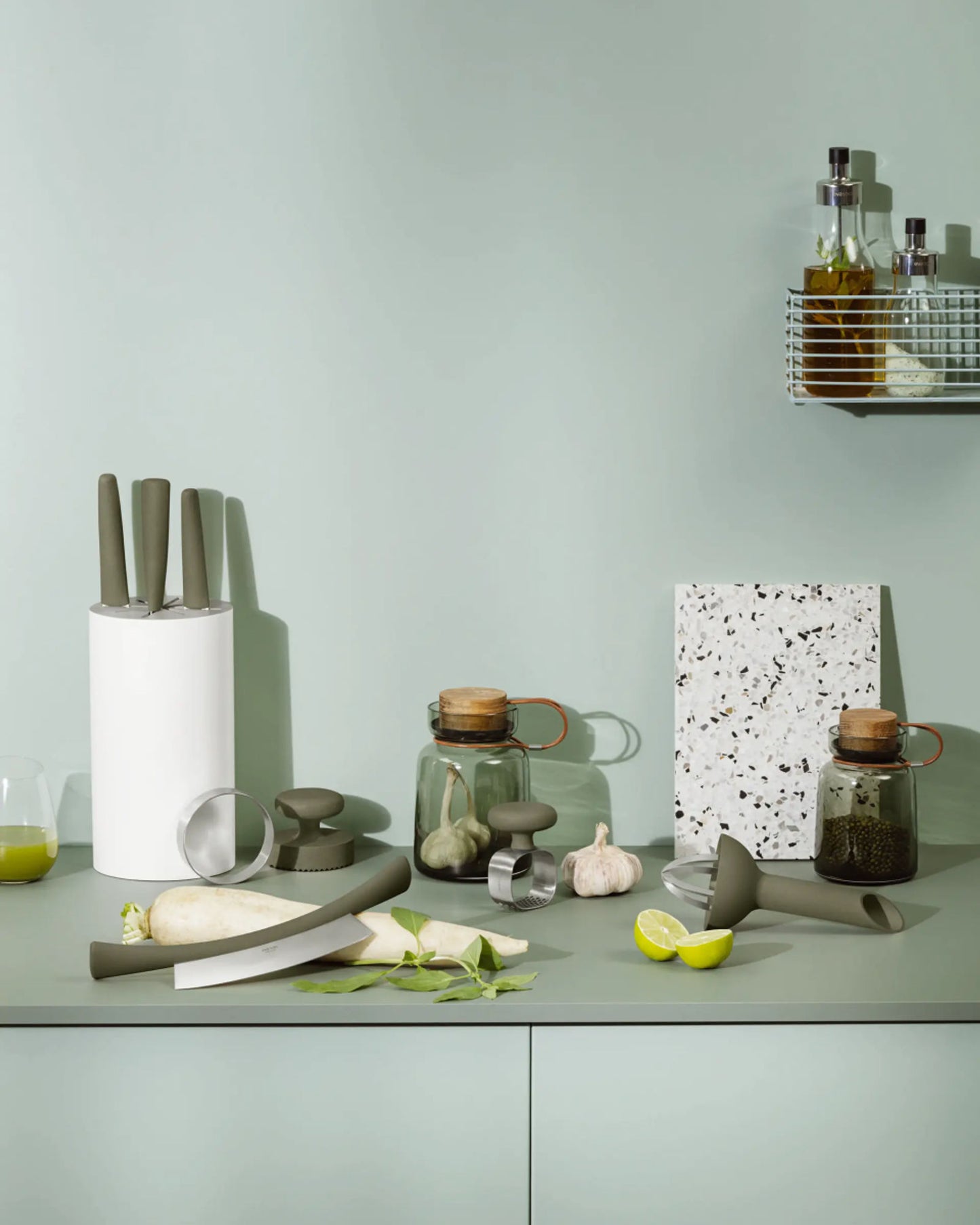 مفرمة أعشاب إيفا سولو 531522، أداة خضراء