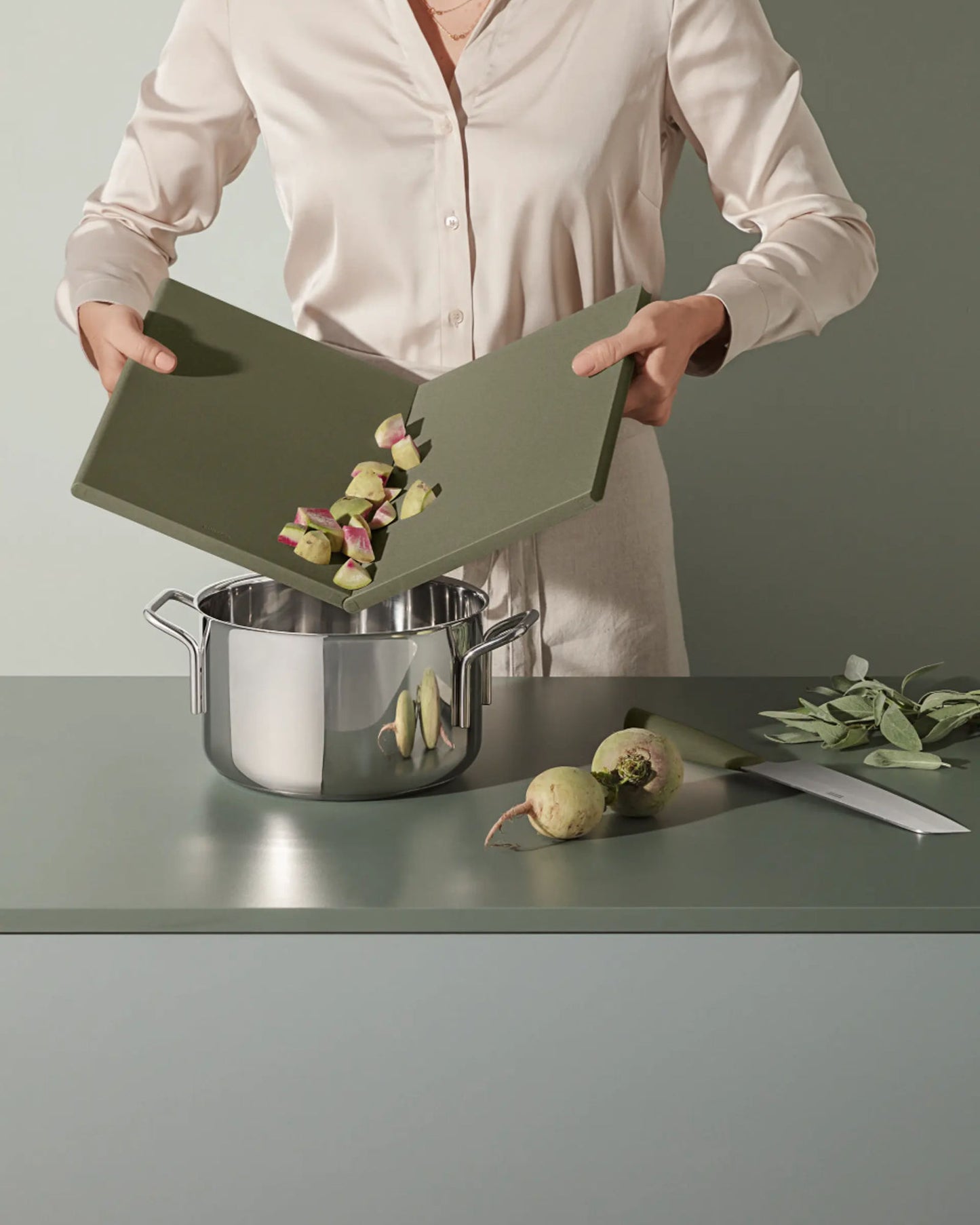 لوح تقطيع إيفا سولو 531529 مزدوج كبير